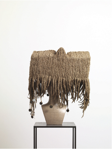 Meschac Gaba, Hubert Maga, 2010. Sculpture.