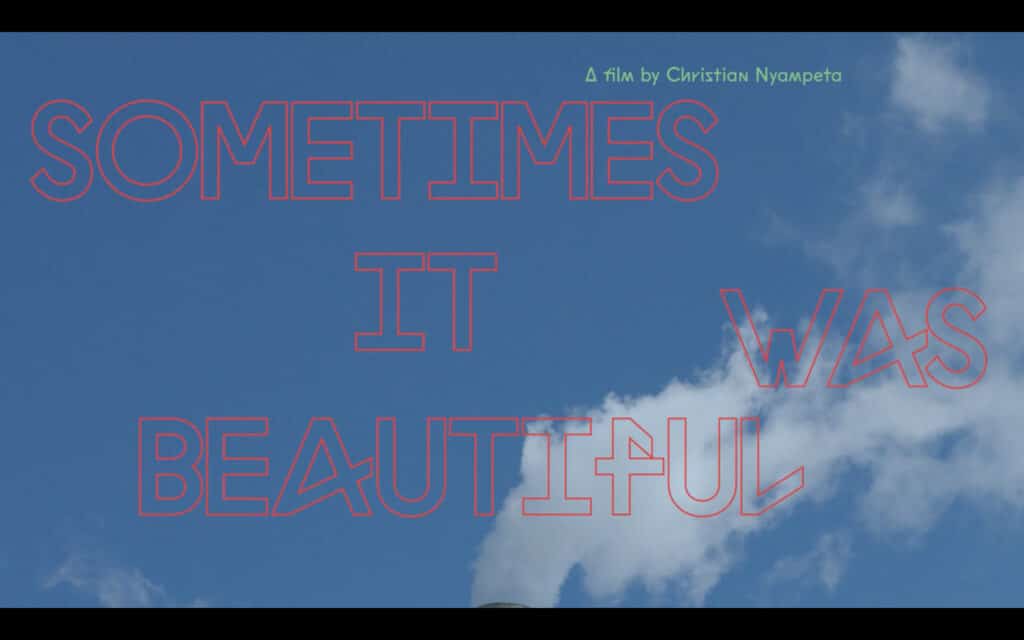 Christian Nyampeta Sometimes It Was Beautiful